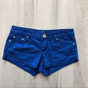 Blue Stretchy Shorts